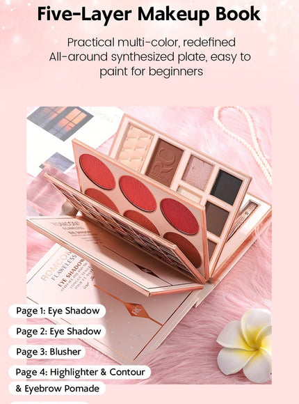 KissICON JS907 Bookshaped Makeup Palette Pearlescent Giftready