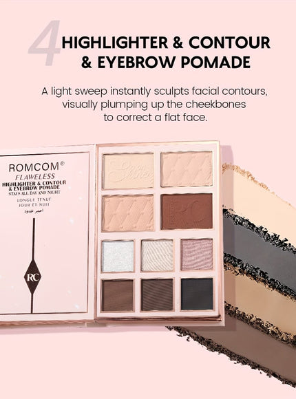 KissICON JS907 Bookshaped Makeup Palette Pearlescent Giftready