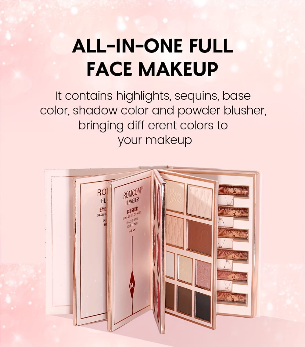 KissICON JS907 Bookshaped Makeup Palette Pearlescent Giftready