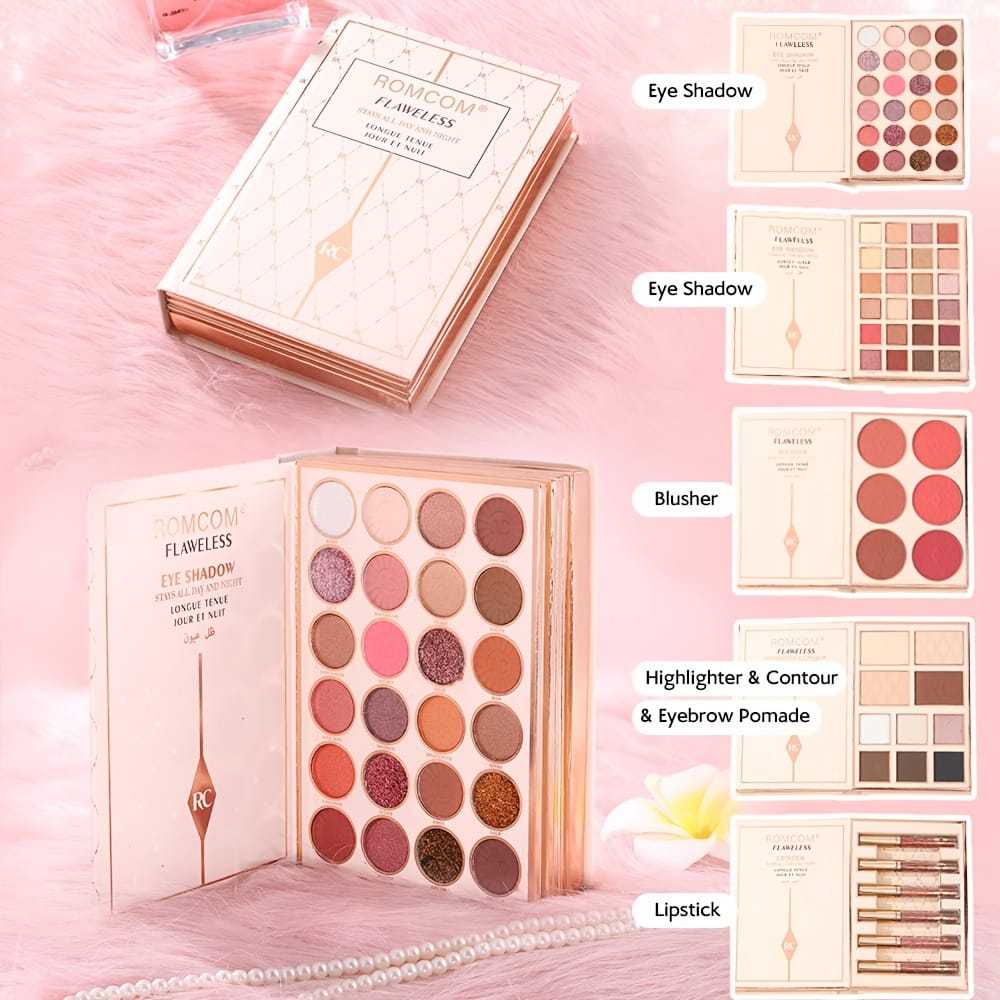 KissICON JS907 Bookshaped Makeup Palette Pearlescent Giftready