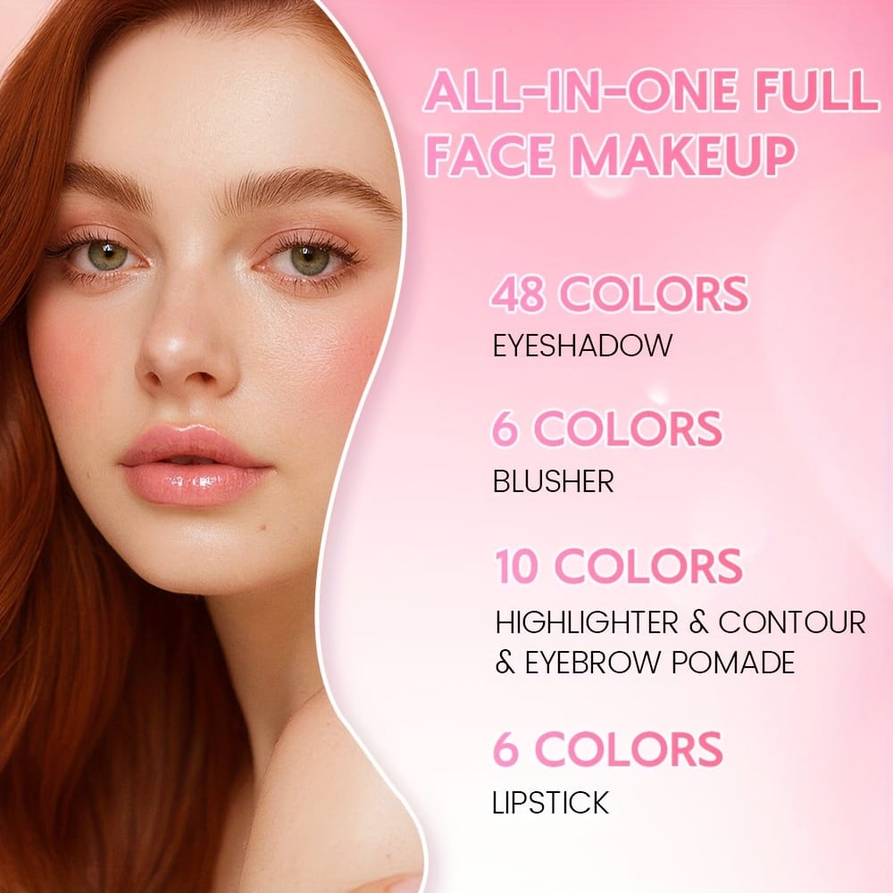 KissICON JS915 70color Allinone Makeup Book Eyeshadow Blush