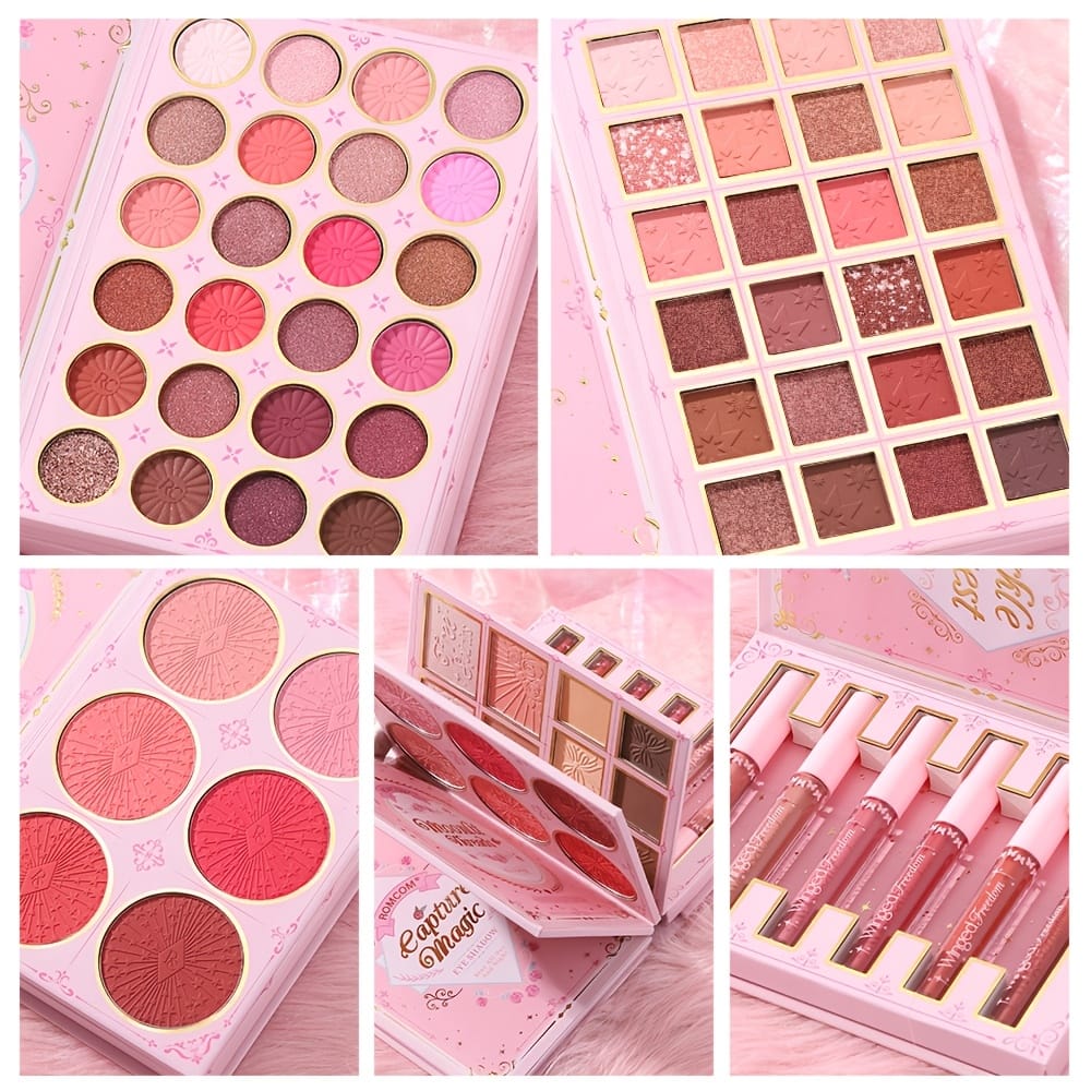 KissICON JS915 70color Allinone Makeup Book Eyeshadow Blush