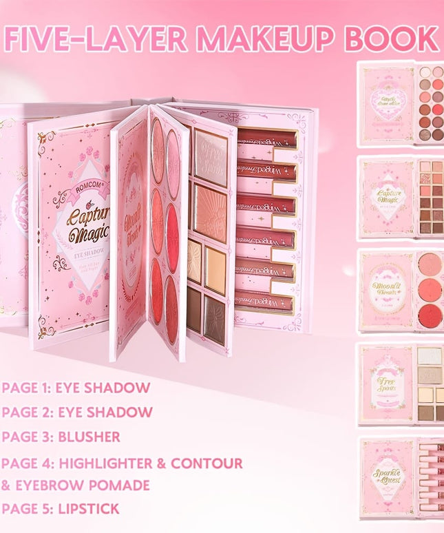 KissICON JS915 70color Allinone Makeup Book Eyeshadow Blush