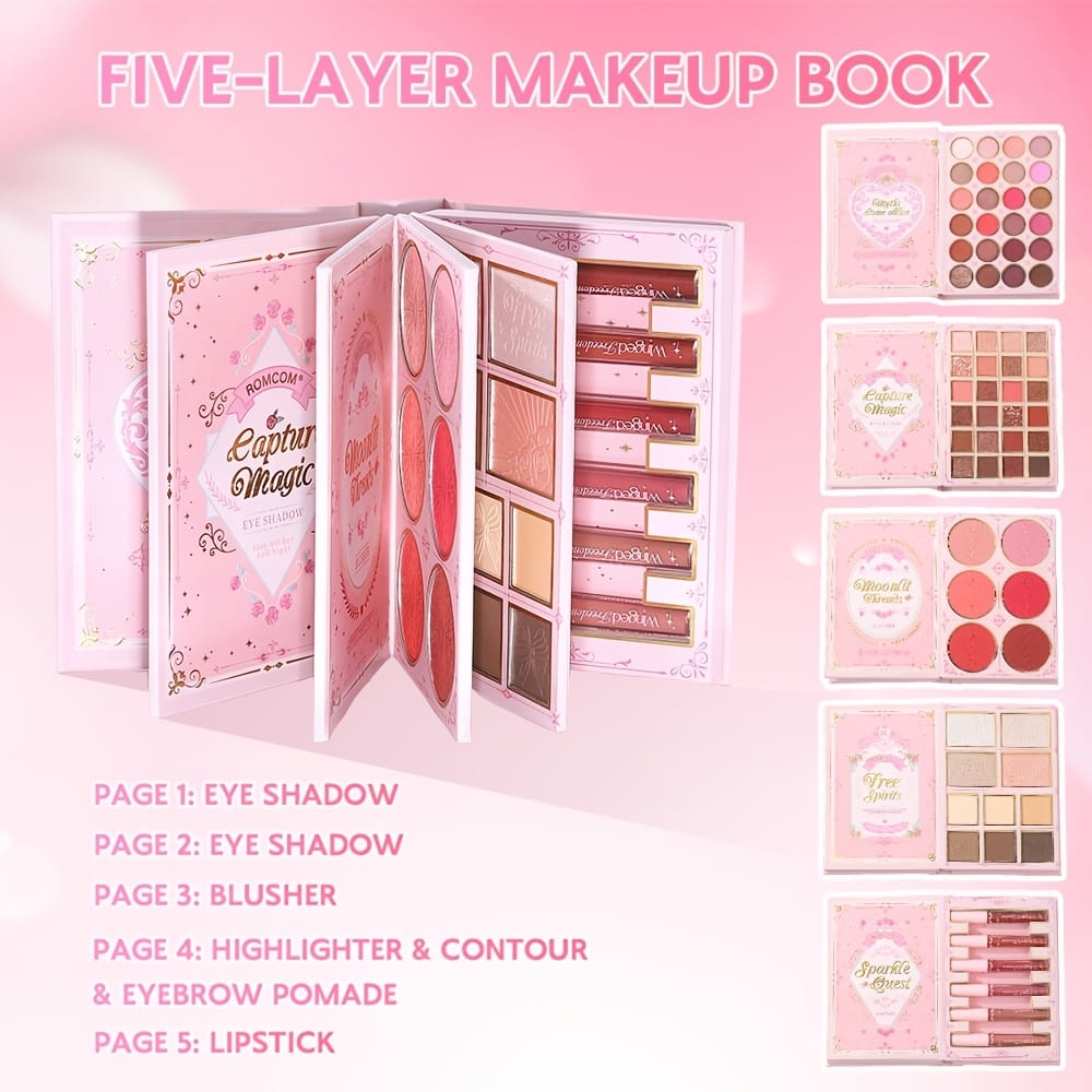 KissICON JS915 70color Allinone Makeup Book Eyeshadow Blush