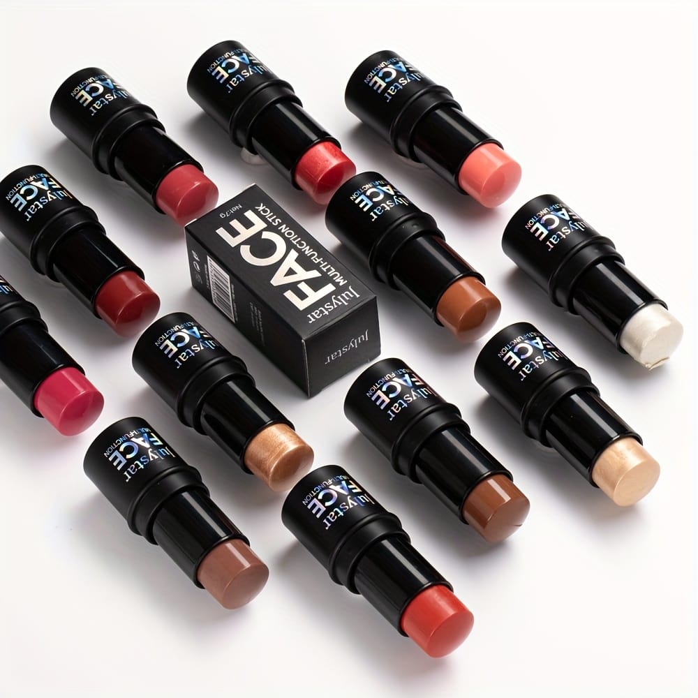 jkthpu-45 Julystar Blush Stick Matte Finish Full Coverage Berry
