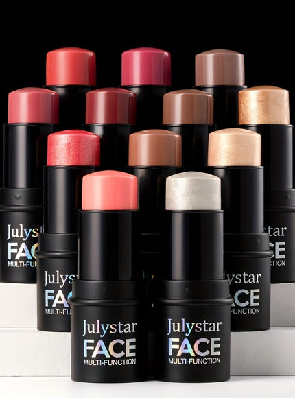 jkthpu-45 Julystar Blush Stick Matte Finish Full Coverage Berry