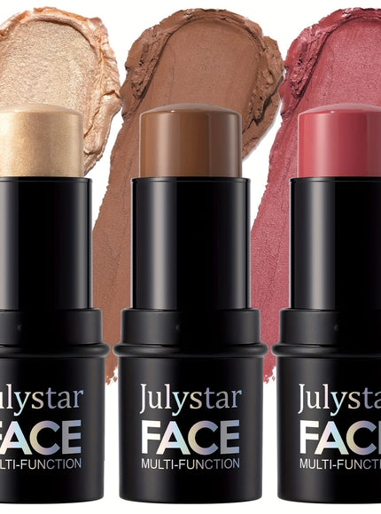 jkthpu-45 Julystar Blush Stick Matte Finish Full Coverage Berry