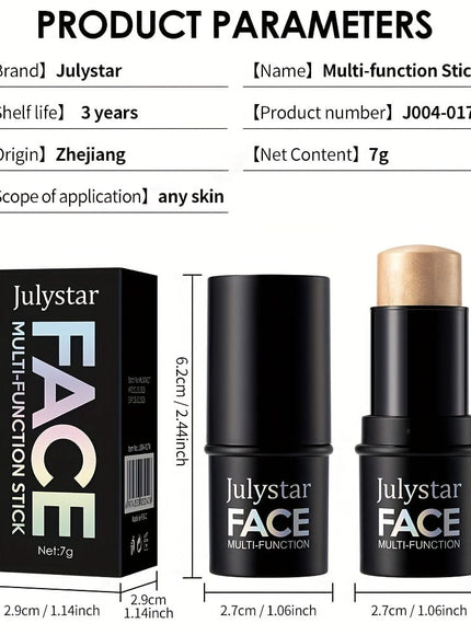 jkthpu-45 Julystar Blush Stick Matte Finish Full Coverage Berry