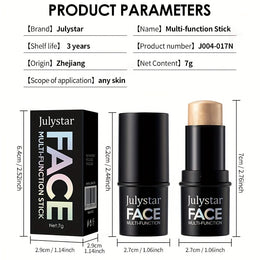 jkthpu-45 Julystar Blush Stick Matte Finish Full Coverage Berry