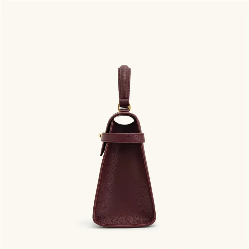Dropshipman JW PEI Women's Handbag Elise Designer Fashion 2025 New Burgundy Handbag Large Square Crossbody Bag High-end Women's Bag
