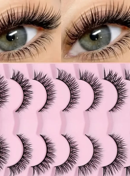 KissICON K-j-7《7 Pairs In 1 Box》 KissIcon 3D Plush Volume Lashes - Beginner Friendly