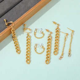 KissICON K Pop Cosplay Earrings Accessories Props Halloween Costume Party Gift