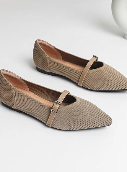 KissICON Khaki / 36 Flat Shoes for Women's Spring and Autumn New