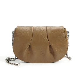 KissICON Khaki Hot Sale Small Saddle Chain Handbags Strap