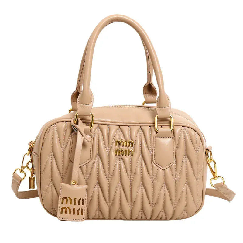 KissICON Khaki Small Square Multi-way Shoulder Crossbody – Daily Use Hand