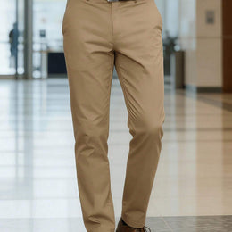 KissICON Khaki / UK 28 Elegant Stretch Dress Pants for Business  Social Events