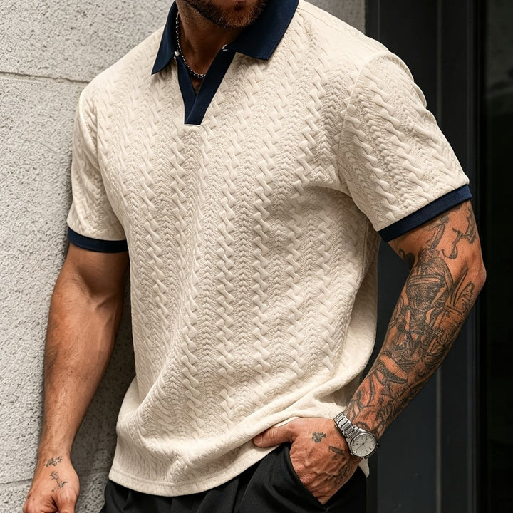 Classic Commuter Knit Polo Old Money Style