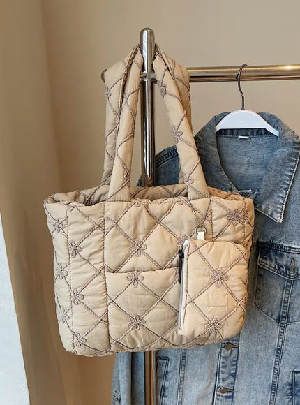KissICON khaki winter bag / (30cm<Max Length<50cm) / CHINA Handbag – Fall Embroidery Space