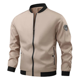 KissICON Khaki / XXXL / China Mainland New Arrival Mens Solid Casual Fashion Versatile Coat