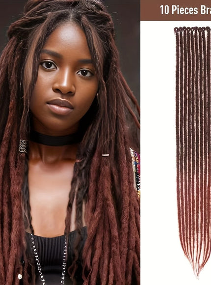 KissICON Kiss Icon 10 Strands Ombre Dreadlock Braids