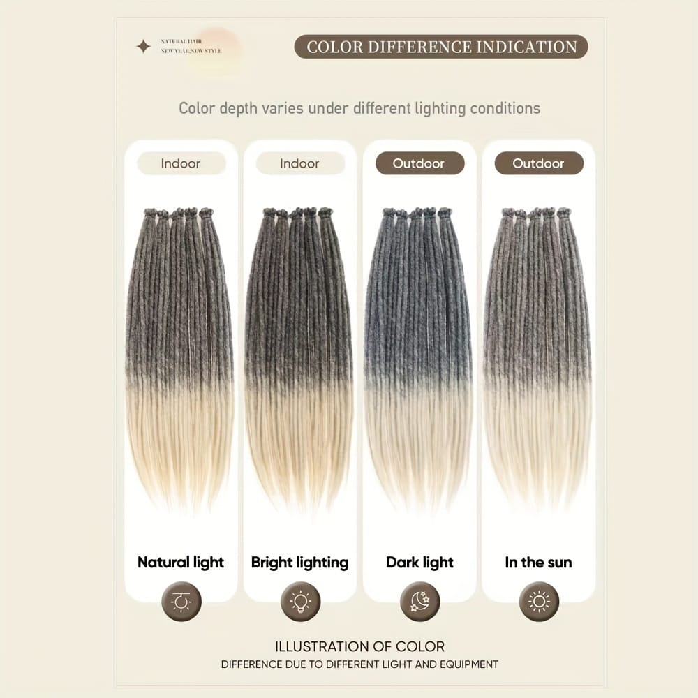 KissICON Kiss Icon 10 Strands Ombre Dreadlock Braids