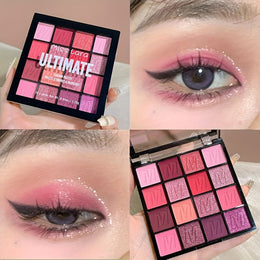 KissICON Kiss Icon 16 Color Purple Glitter Eyeshadow -