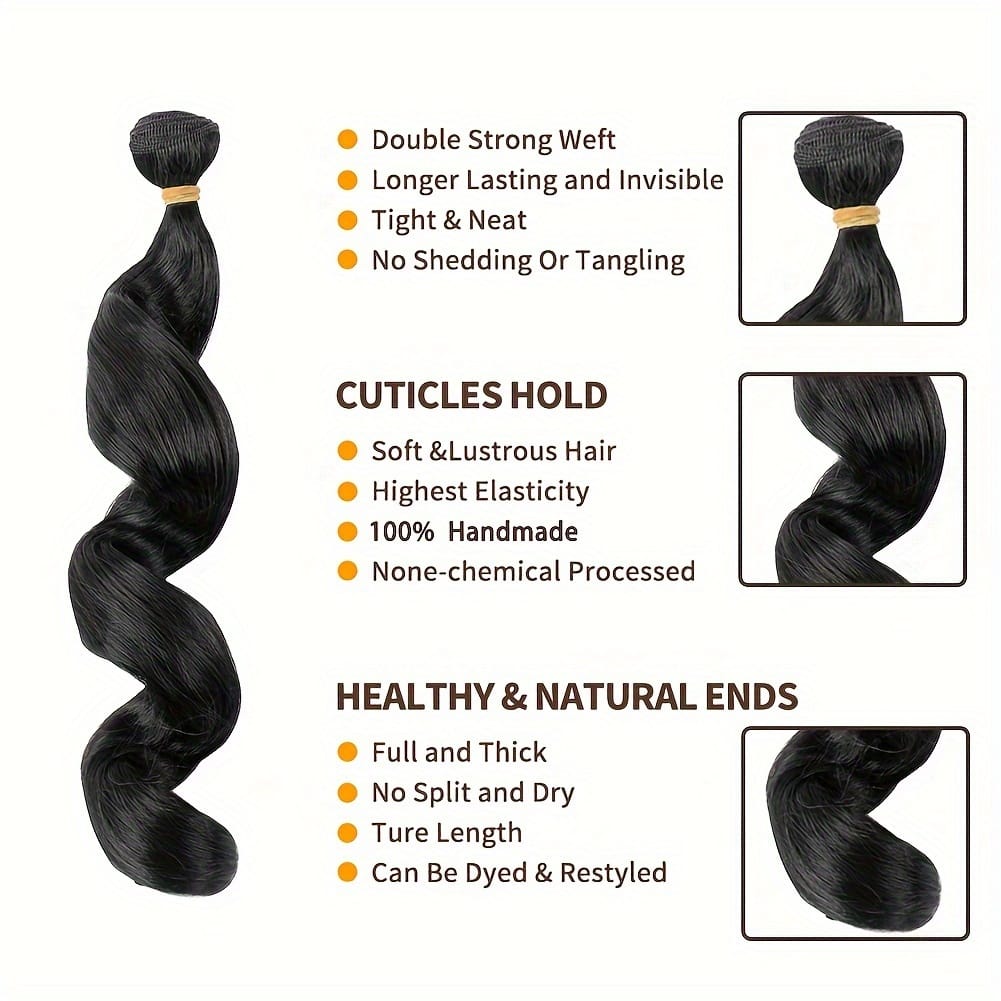 KissICON Kiss Icon 18in Loose Deep Wave Hair Extensions