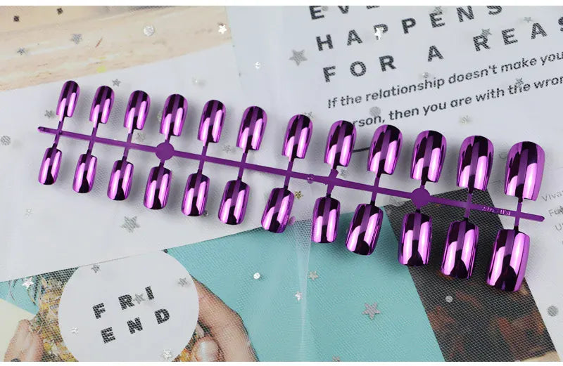 KissICON Kiss Icon 24Pcs Press On Nails - Holographic