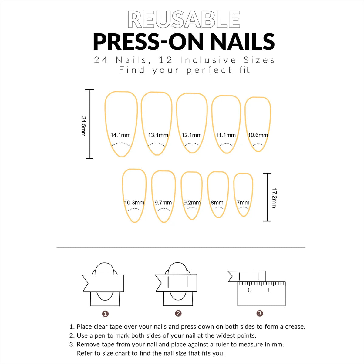 KissICON Kiss Icon Classic French 3D Flowers False Nails