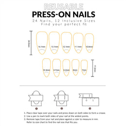 KissICON Kiss Icon Classic French 3D Flowers False Nails