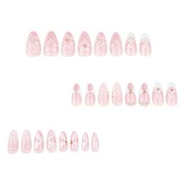 KissICON Kiss Icon Classic French 3D Flowers False Nails