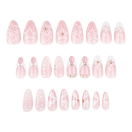 KissICON Kiss Icon Classic French 3D Flowers False Nails