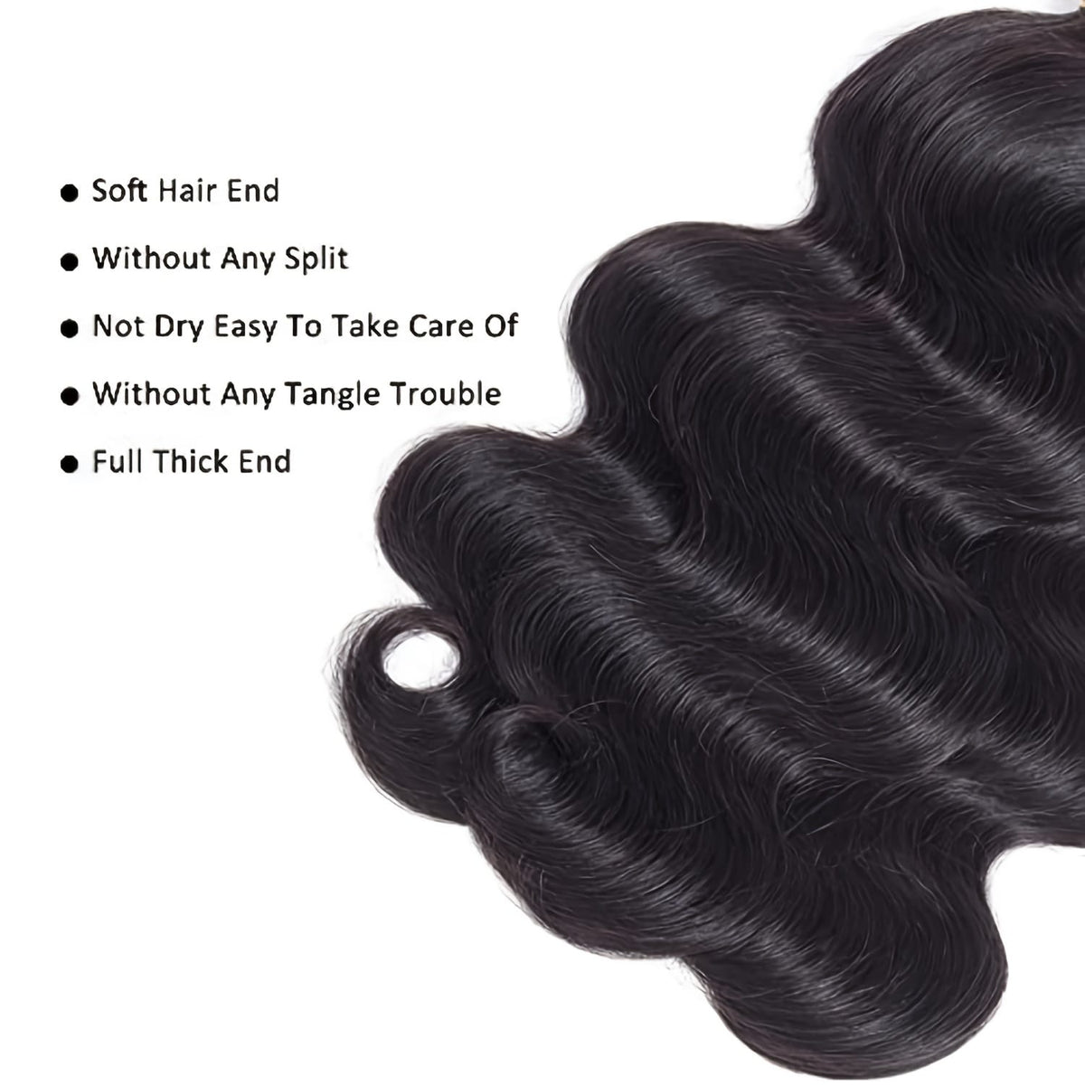 KissICON Kiss Icon Four Bundles 12A Body Wave Hair