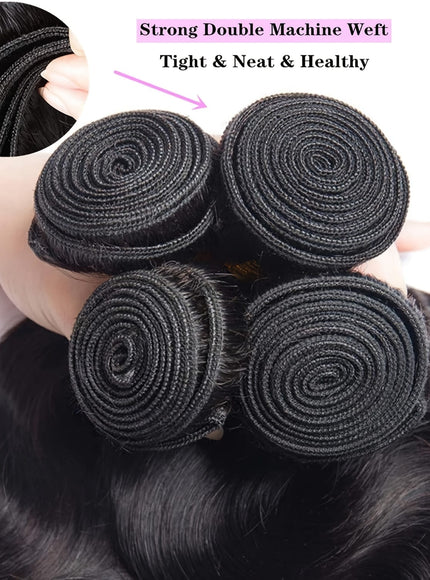 KissICON Kiss Icon Four Bundles 12A Body Wave Hair
