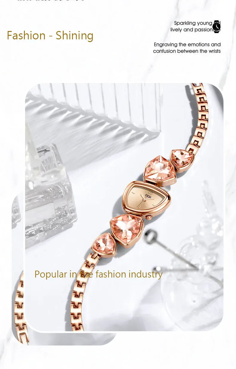 KissICON Kiss Icon GEDI Ladies Watch - Crystal Diamonds