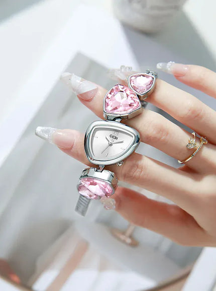 KissICON Kiss Icon GEDI Ladies Watch - Crystal Diamonds