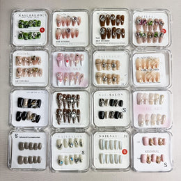 KissICON Kiss Icon Hand Pressed Nail Set 40pcs Almond