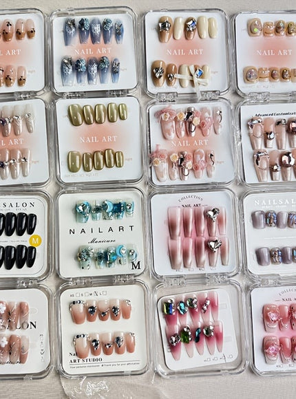 KissICON Kiss Icon Hand Pressed Nail Set 40pcs Almond