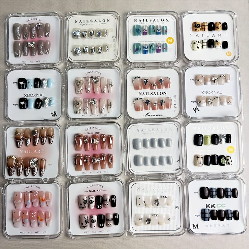 KissICON Kiss Icon Hand Pressed Nail Set 40pcs Almond