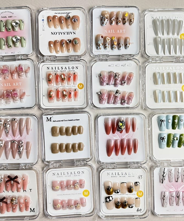 KissICON Kiss Icon Hand Pressed Nail Set 40pcs Almond