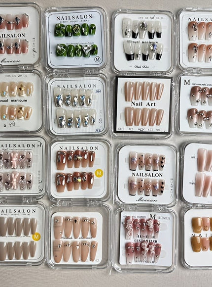 KissICON Kiss Icon Hand Pressed Nail Set 40pcs Almond