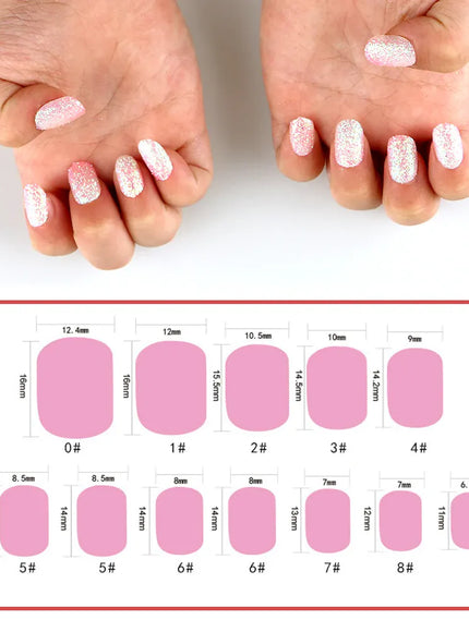 KissICON Kiss Icon Kids Press On Nails Preglue Glitter