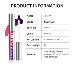 KissICON Kiss Icon Lasting Matte Lip Tint Waterproof Transferproof