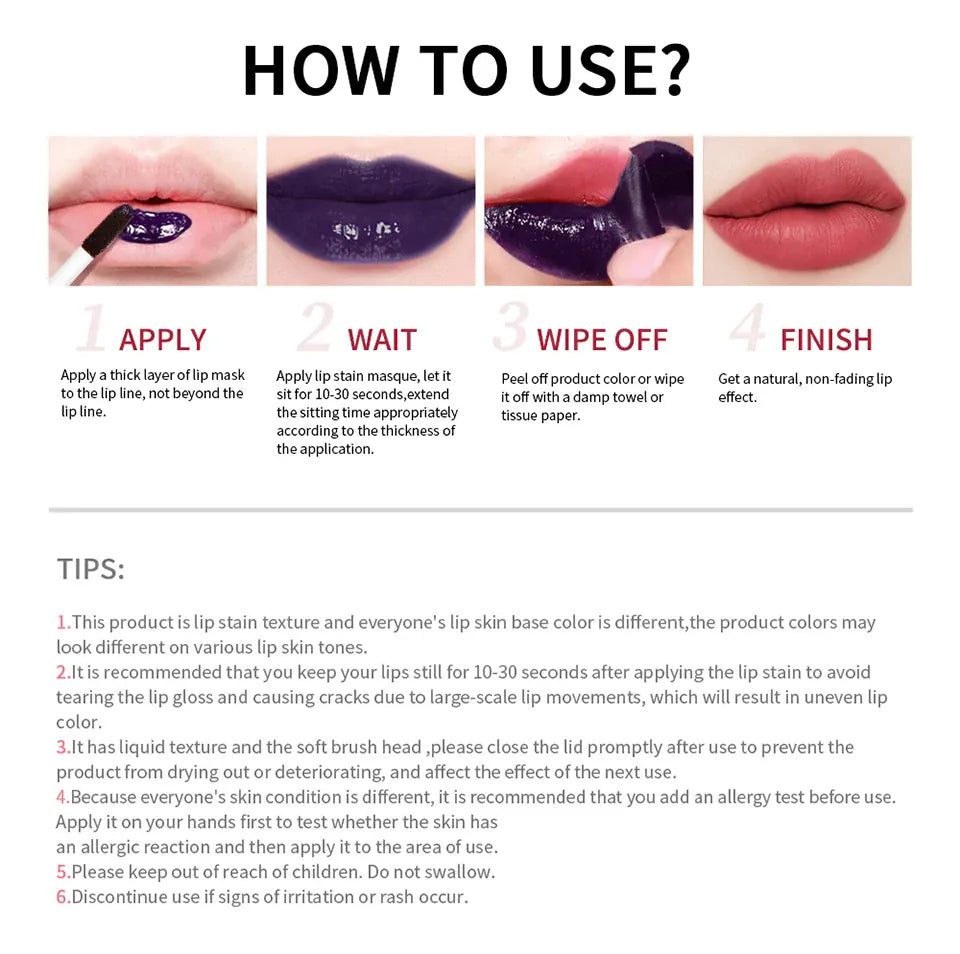 KissICON Kiss Icon Lasting Matte Lip Tint Waterproof Transferproof