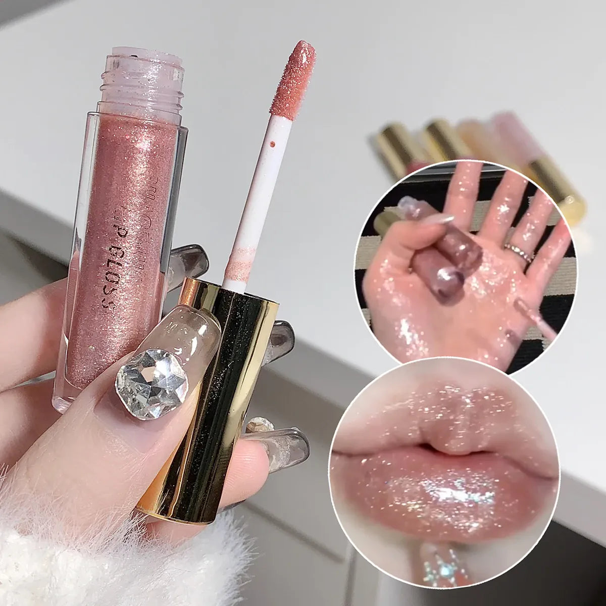 KissICON Kiss Icon Moisturizing Lip Gloss Hydrating Shine For