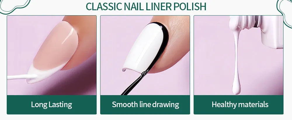 KissICON Kiss Icon Nailpop Gel Liner Polish 8ml Colors
