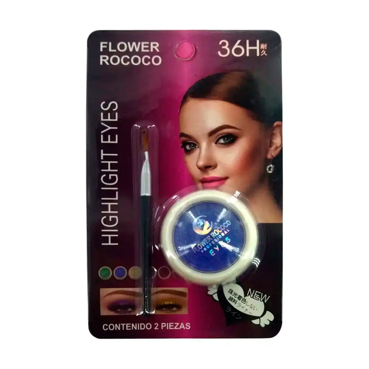 Kiss Icon Sequined Flower Eyeshadow Rococo Waterproof