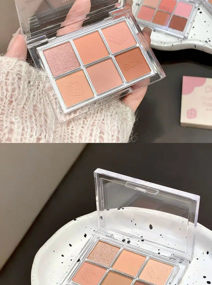 KissICON Kiss Icon SHAQINUO Six Color Eyeshadow Palette -