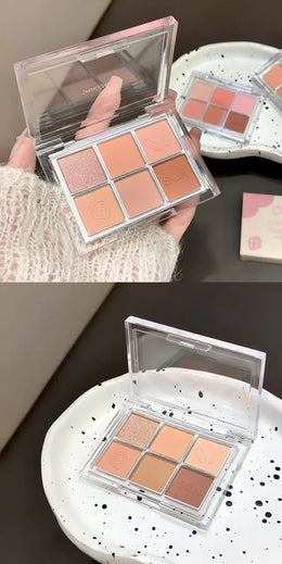 KissICON Kiss Icon SHAQINUO Six Color Eyeshadow Palette -