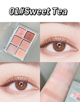 KissICON Kiss Icon SHAQINUO Six Color Eyeshadow Palette -